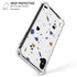 White Terrazzo iPhone XS Max Clear Case
